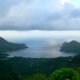 62- La baie de Taiohae vue des sommets 